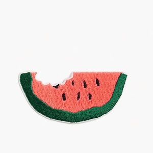 NWT J.Crew iron-on Watermelon Critter patch Crewcuts fruit fun summer DIY #G3665
